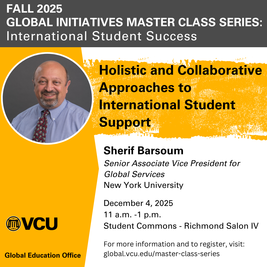 Global Initiatives Master Class Series-Barsoum